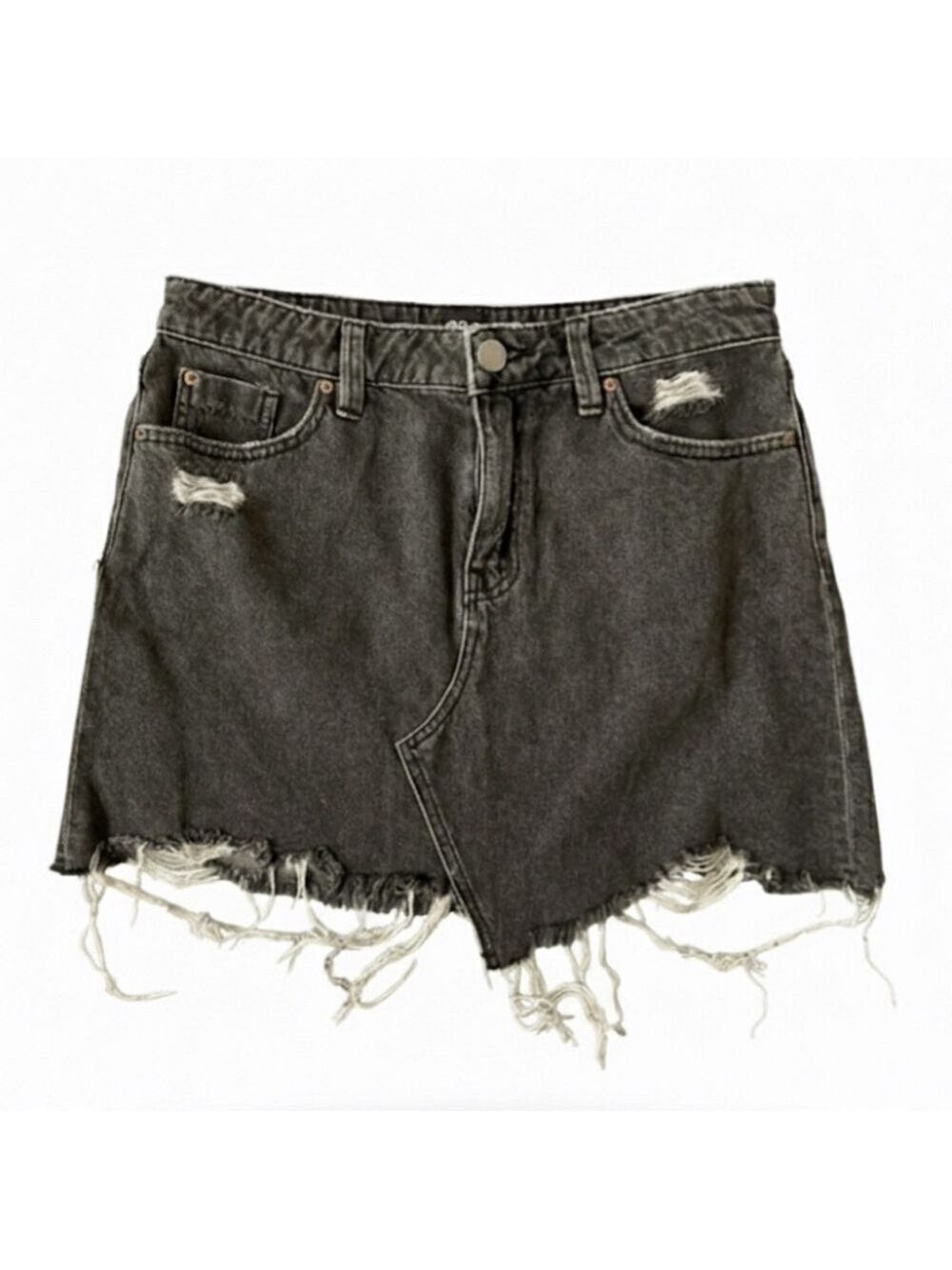 BDG Urban Outfitters Gray Denim Mini Skirt Medium